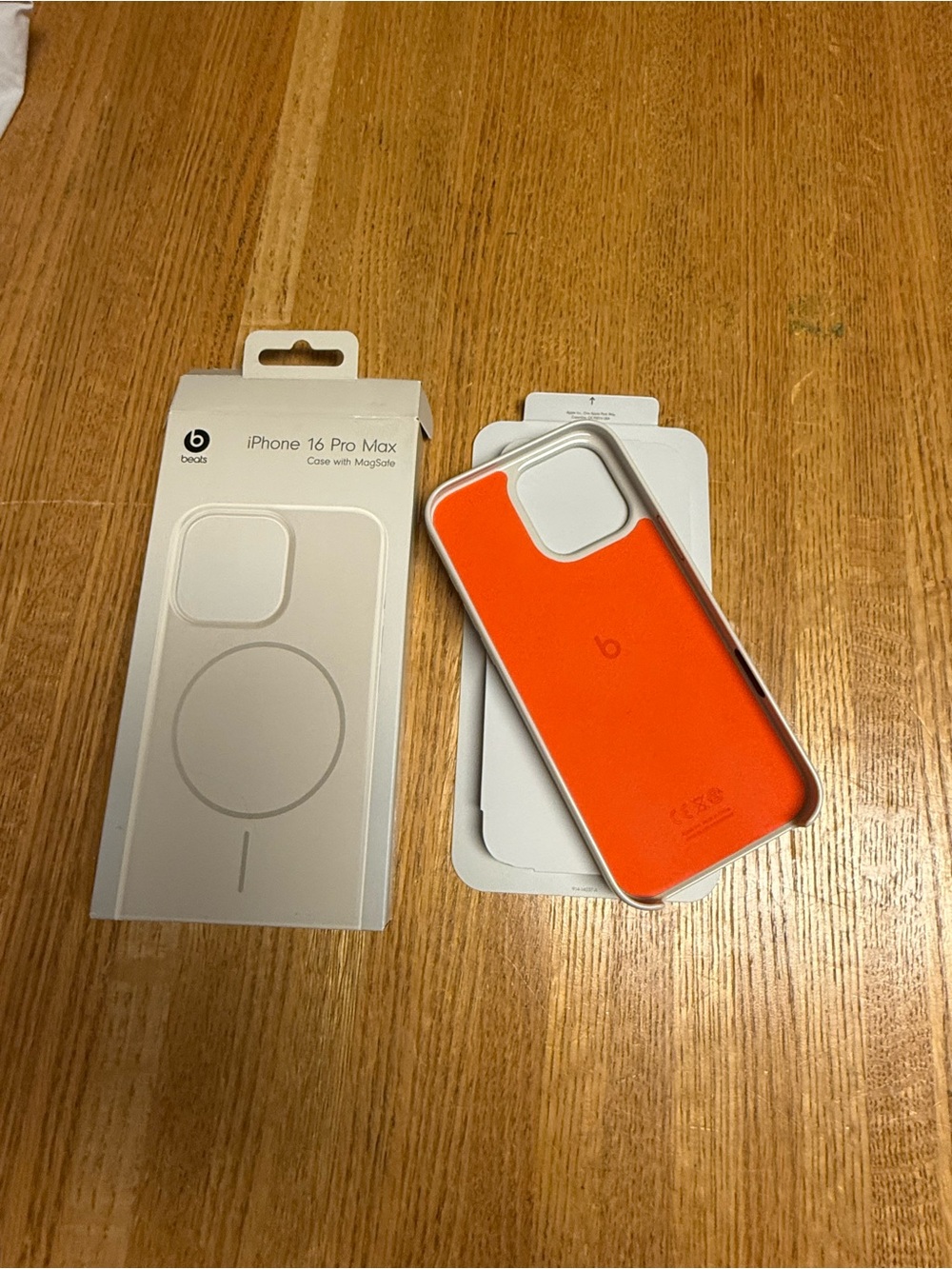 Beats by Dre iPhone 16 Pro Max Case in Bright Orange